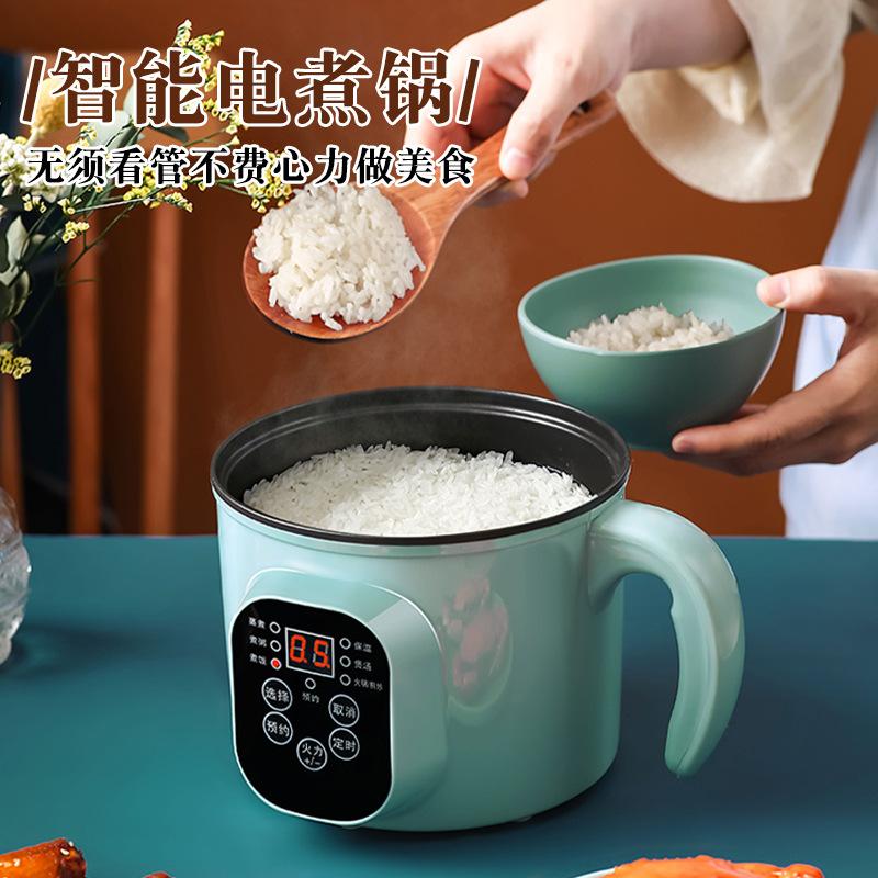 Khuyến mại nồi lẩu điện ký túc xá sinh viên nồi tích hợp hấp nấu phở Nồi điện nhỏ gia dụng nồi lẩu nhỏ đa năng cho 1-2 người
