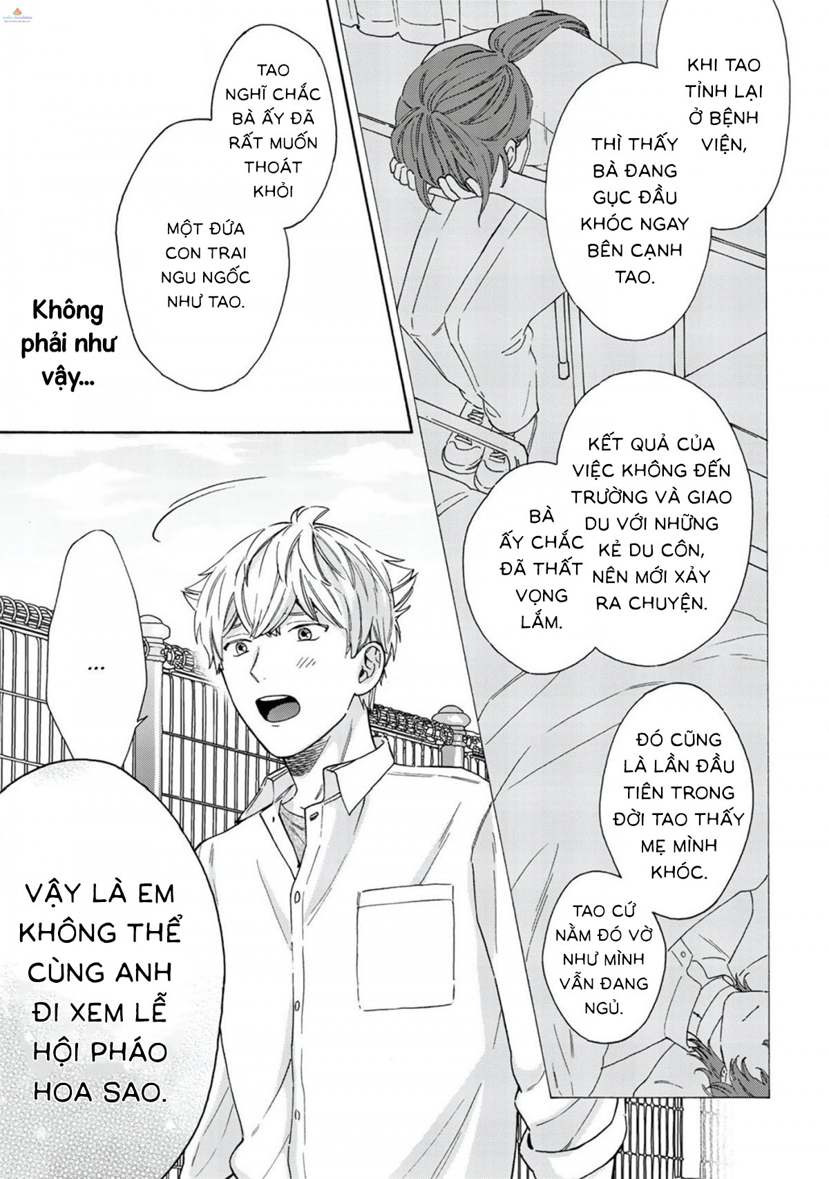 ngôi sao hạng nhất được vẽ bằng nụ hôn chapter 4 29