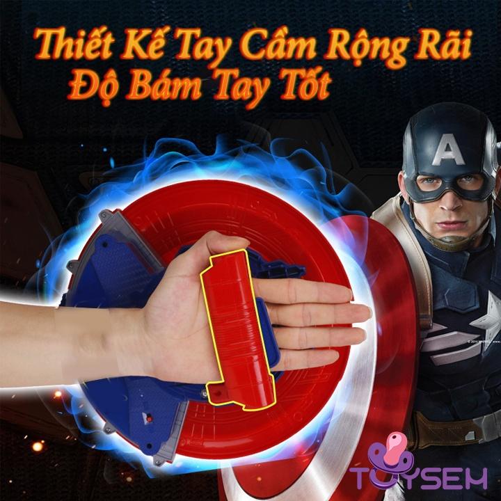 Khiên đội trưởng Mỹ nhập vai cho bé-Khiên captain america bắn-Đồ chơi chiến binh siêu anh hùng
