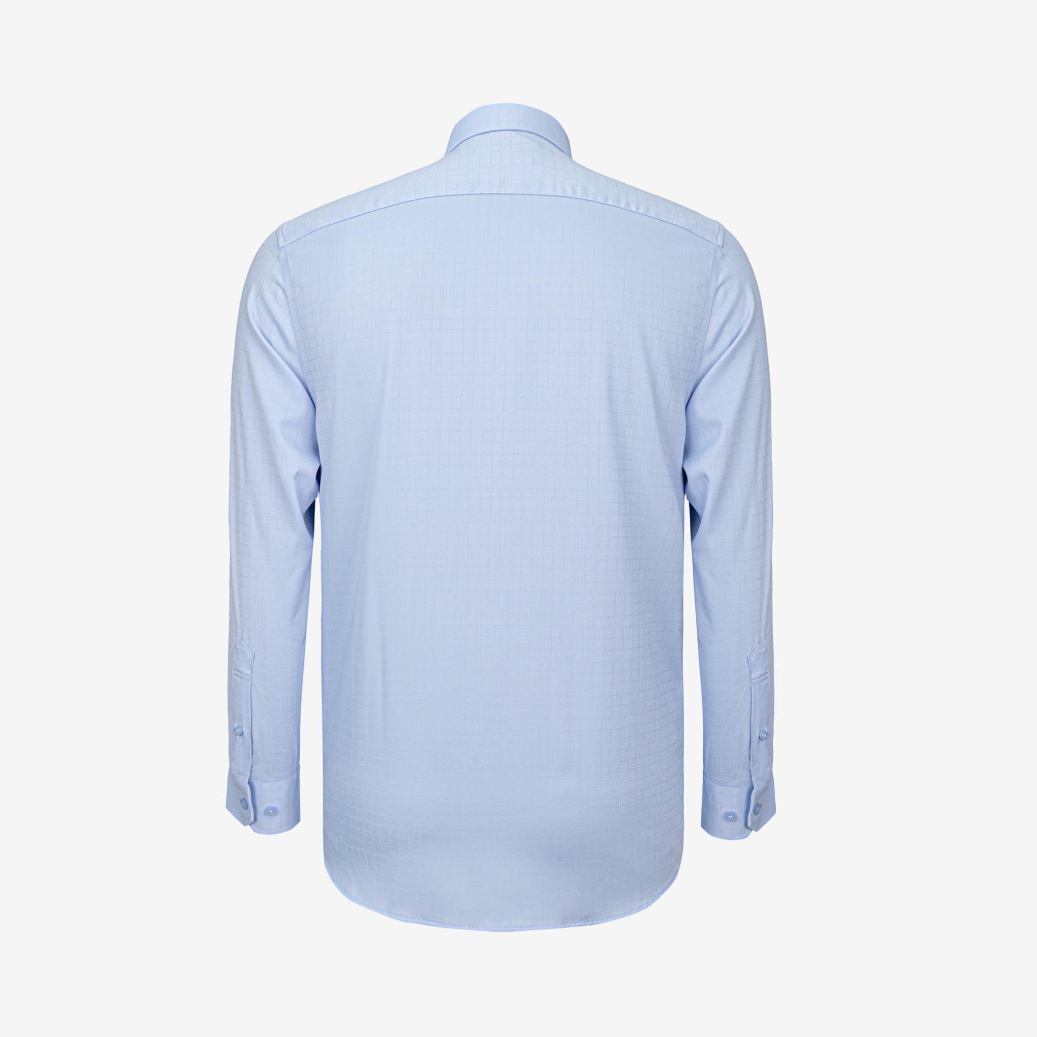 Áo sơ mi nam KHATOCO Tailor Fit dài tay A1MD538T1-CNCR735-2703-D