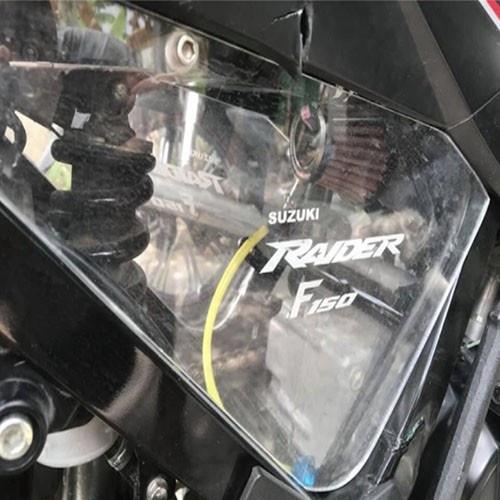 Ốp sườn mica trong suốt cho Raider,