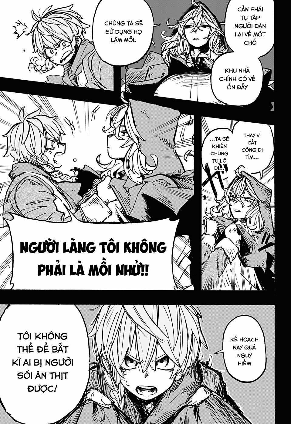 hội thợ săn: khăn đỏ chapter 3 4