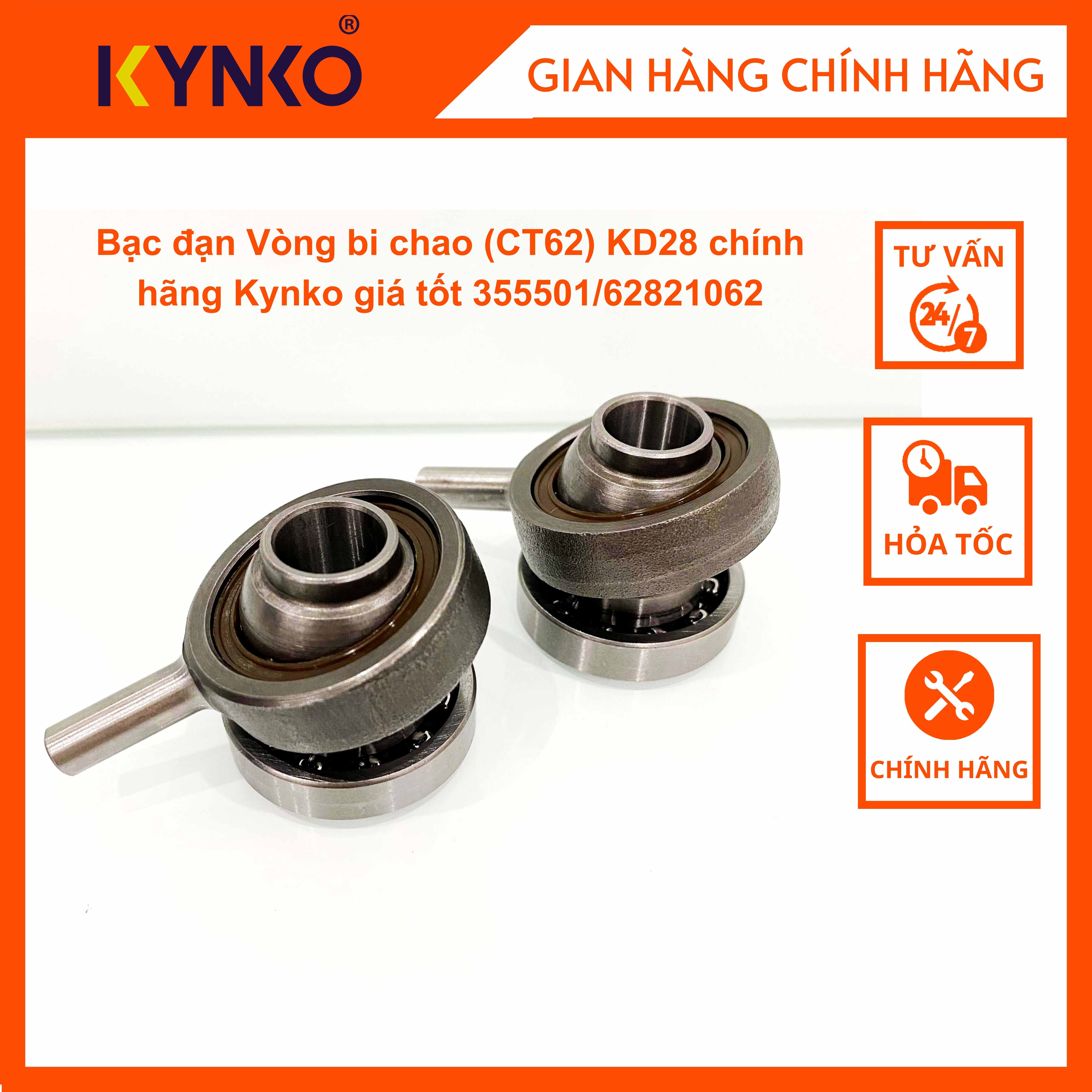 Bạc đạn Vòng bi chao dùng cho KD28 chính hãng Kynko giá tốt 355501/62821062