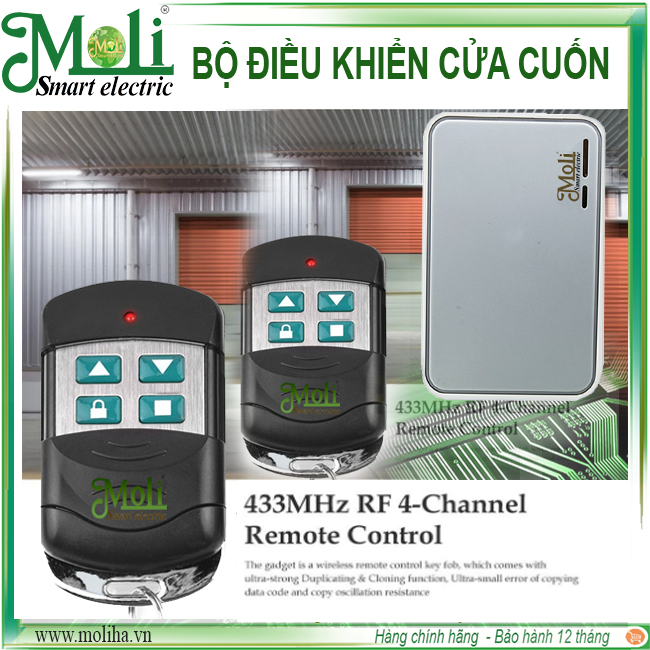 BỘ ĐIỀU KHIỂN TỪ XA CỬA CUỐN 2 REMOTE - HÀNG CHÍNH HÃNG