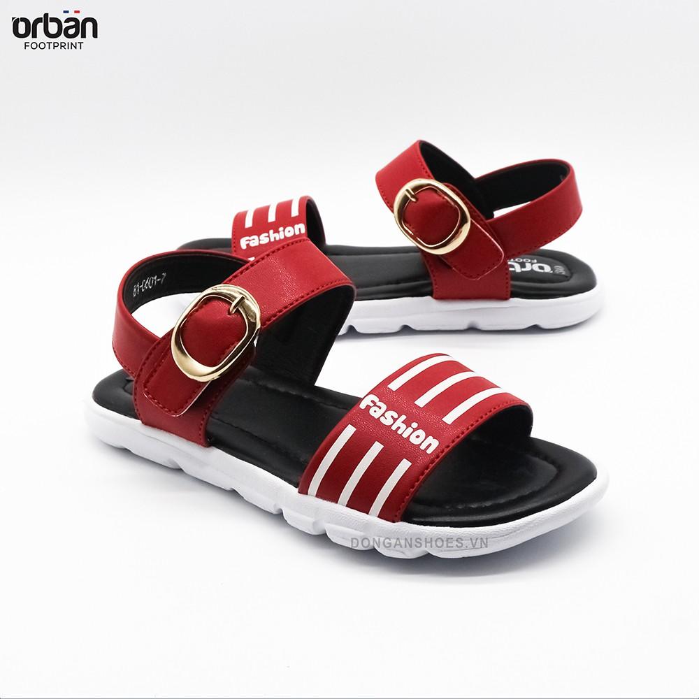 Dép sandal urban cao cấp cho bé SD2103 full màu đỏ- hồng