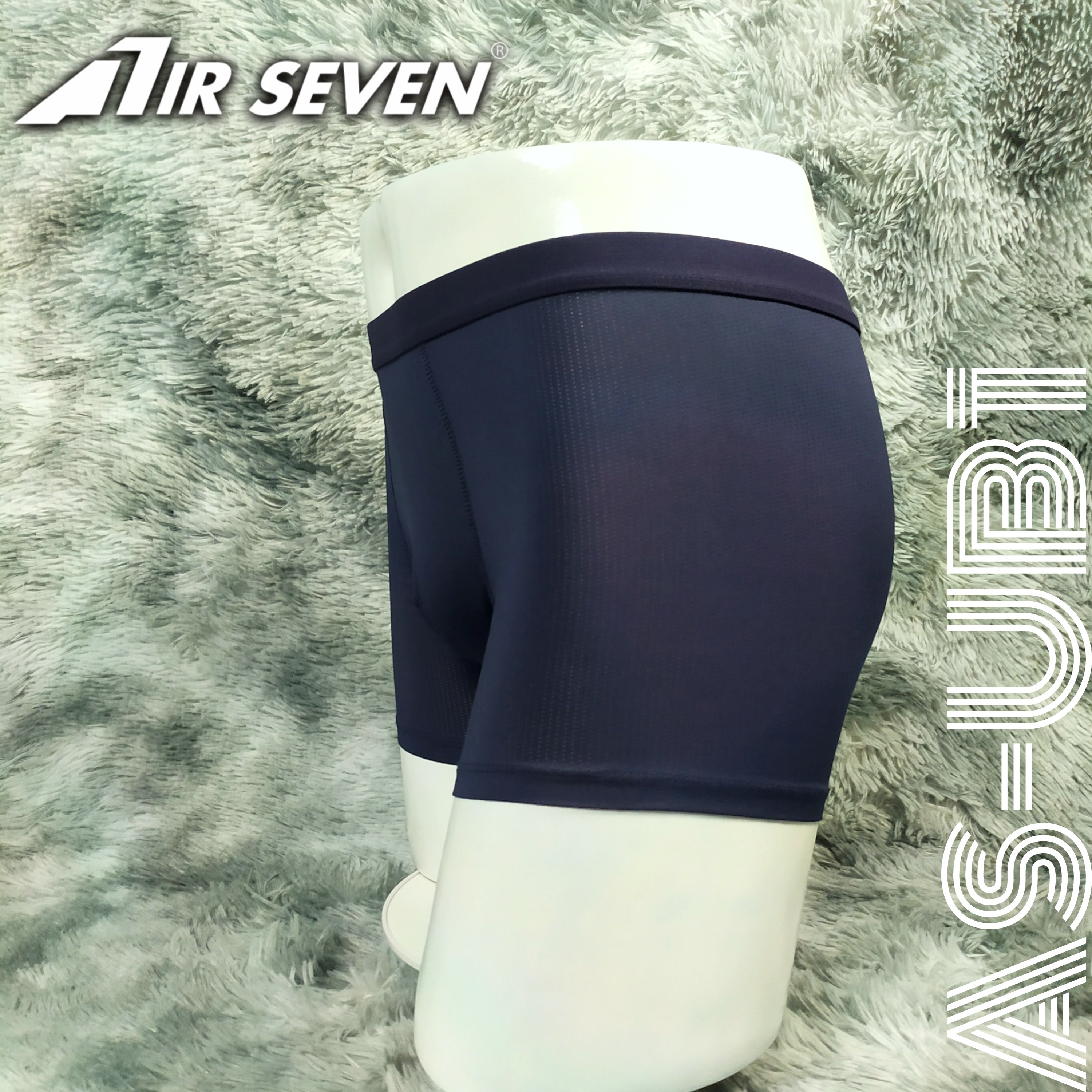 Quần lót nam Boxer co giãn 4 chiều, lưng thun nhỏ, công nghệ thoáng khí - màu Xanh đen