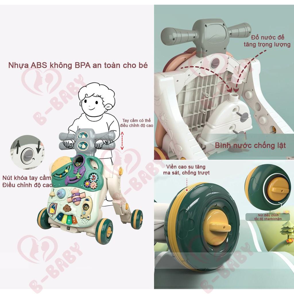 Xe Tập Đi Đa Năng Cho Bé 5IN1, Dụng Cụ Tập Đi Chống Lật Chống Trượt, Xe Tập Đi Chống Vòng Kiềng Trẻ Em