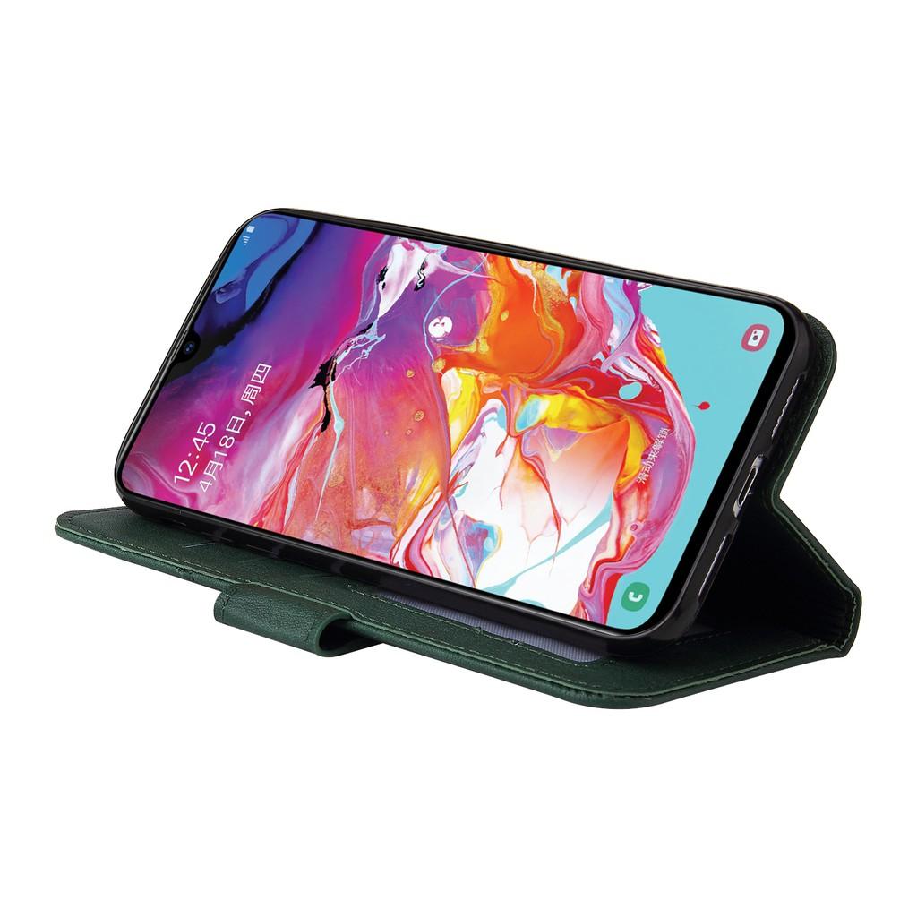 Ốp điện thoại da PC PU cứng dạng ví nắp lật cho Samsung Galaxy A70S A50S A30S A20S A10S A70 A50 A40 A30 A20 A10