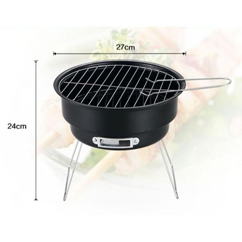 Bếp nướng than hoa tròn 26x25x12 cm đủ bộ