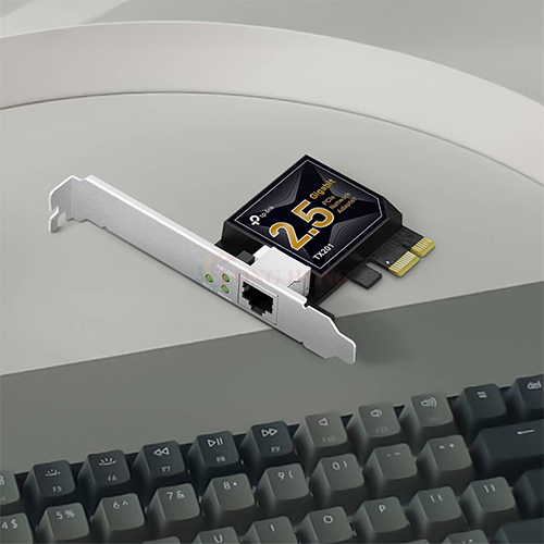 Card mạng PCIe TP-Link 2.5 Gigabit PCle Network Adapter TX201 - Hàng chính hãng