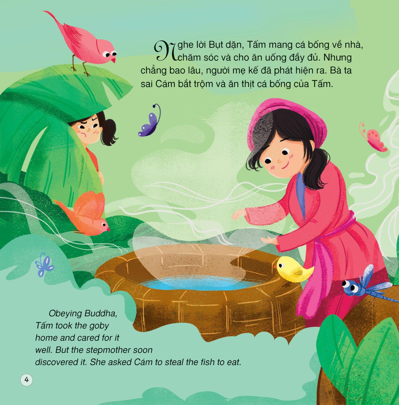 Truyện Cổ Tích Việt Nam - Tấm Cám (Song Ngữ Việt - Anh)