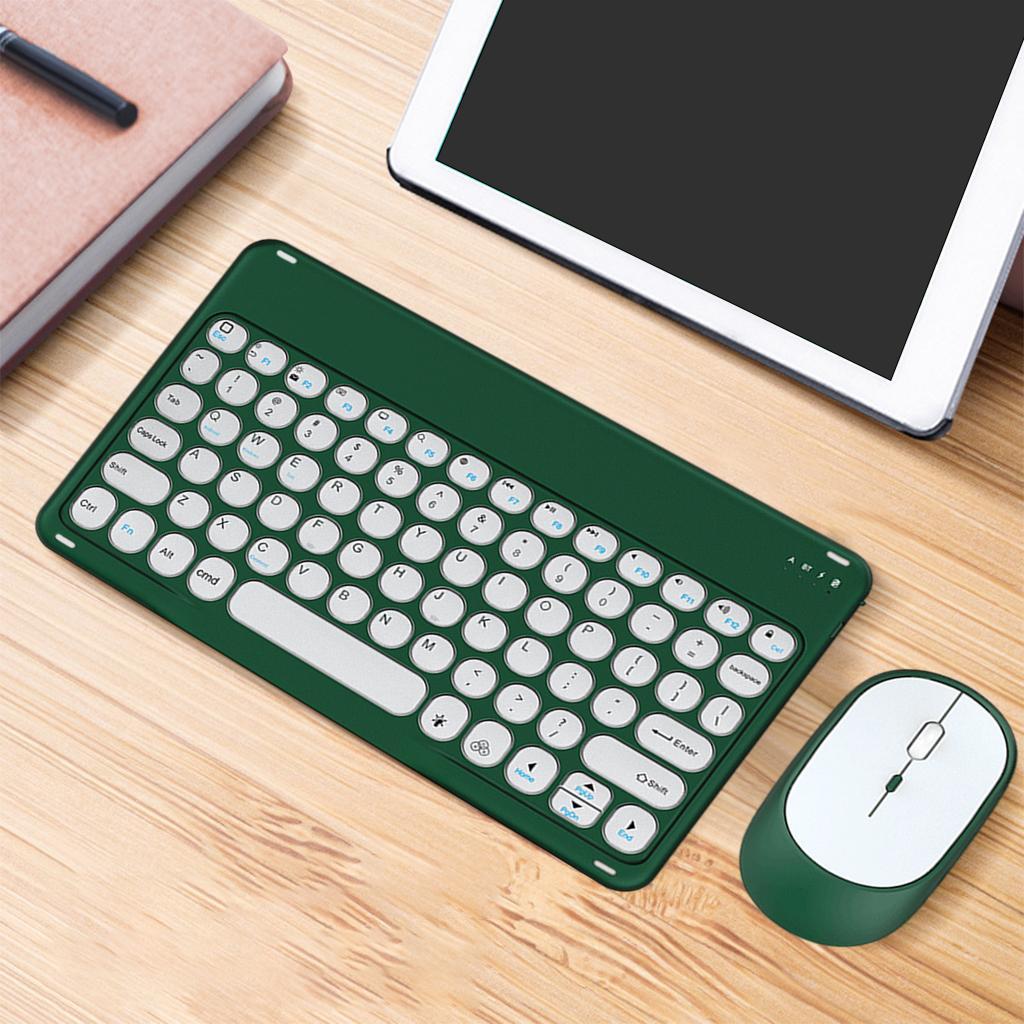 Wireless Keyboard and Mouse Quiet for Laptops Tablets