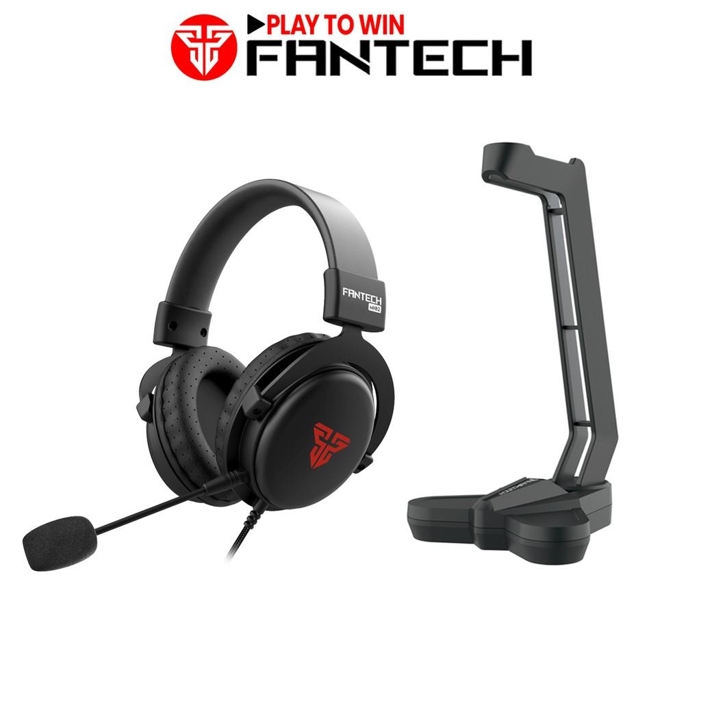 Combo FANTECH MultiPlatform Audio Tai Nghe MH82 + Giá Đỡ - Hàng chính hãng