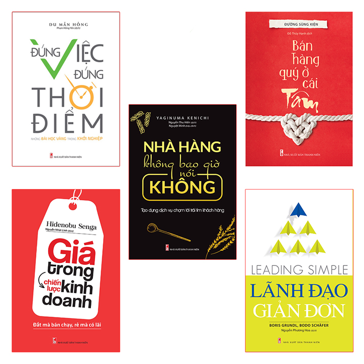 Bookset: Những Bài Học Vàng Trong Khởi Nghiệp
