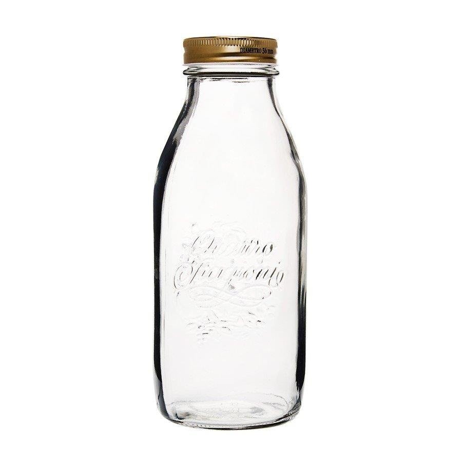 Combo 6 Chai Hũ Thủy Tinh Đựng Thực Phẩm Dung Tích 1000 ml Bormioli Quattro - Sản xuất tại Ý