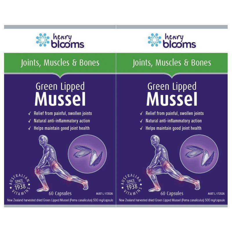 Henry Blooms Green Lipped Mussel 120 Capsules
