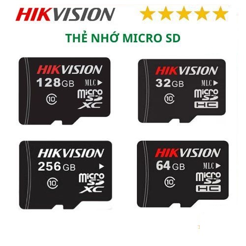 Thẻ nhớ chuyên camera Mirco SD HIKVISION 64G - 32GB - 92MB/s, chuyên ghi hình cho camera, máy ảnh, ... Hàng nhập khẩu