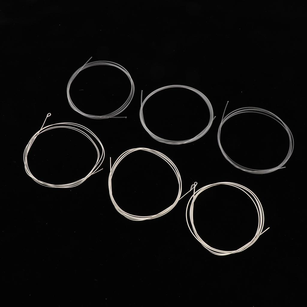 6 Pieces Guitar Replacement Strings Set for Acoustic Classical Guitar