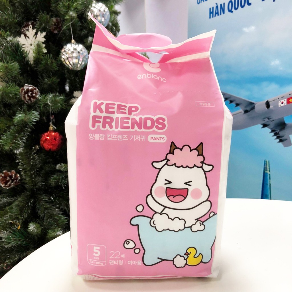 Tã quần nội địa Hàn Quốc - Keep Friend size 5 bé gái