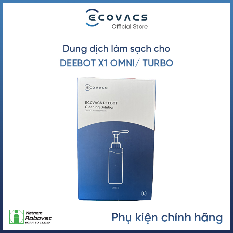 Dung Dịch lau sàn cho robot hút bụi Ecovacs Deebot X1 Omni - Hàng Chính Hãng