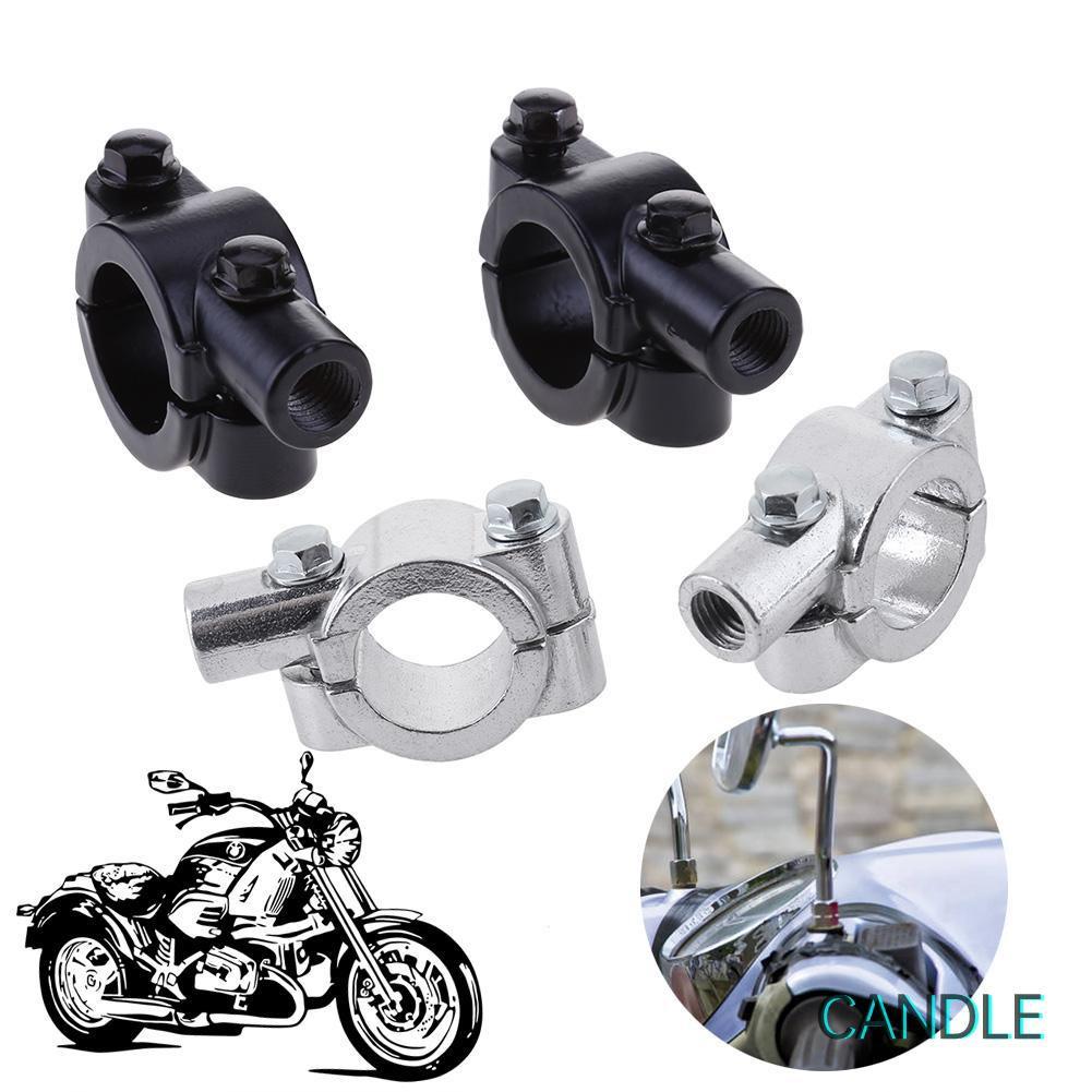 Set 2 Giá Đỡ Gương Chiếu Hậu 22mm Bằng Kim Loại Cho Xe Mô Tô