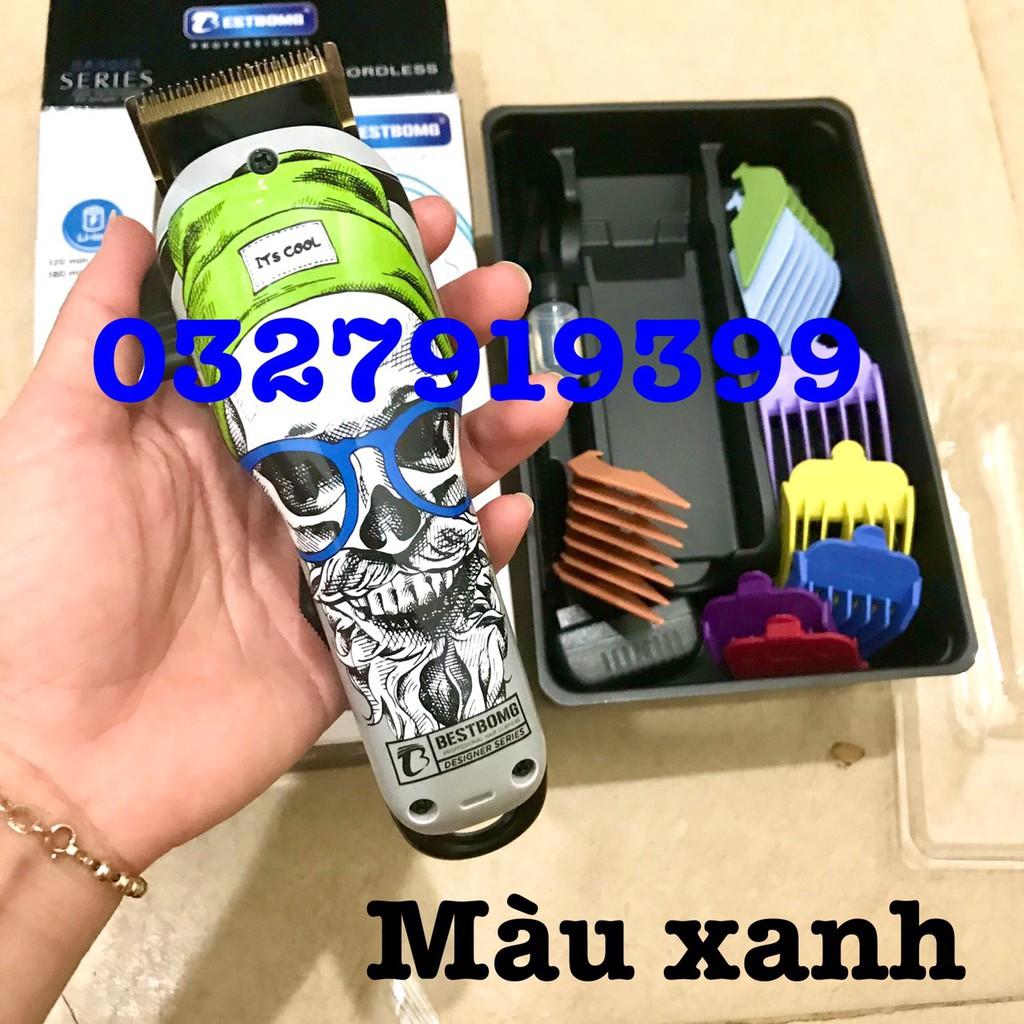 Tông đơ cắt tóc BESTBOMG cao cấp - tăng tốc bộ 8 cữ