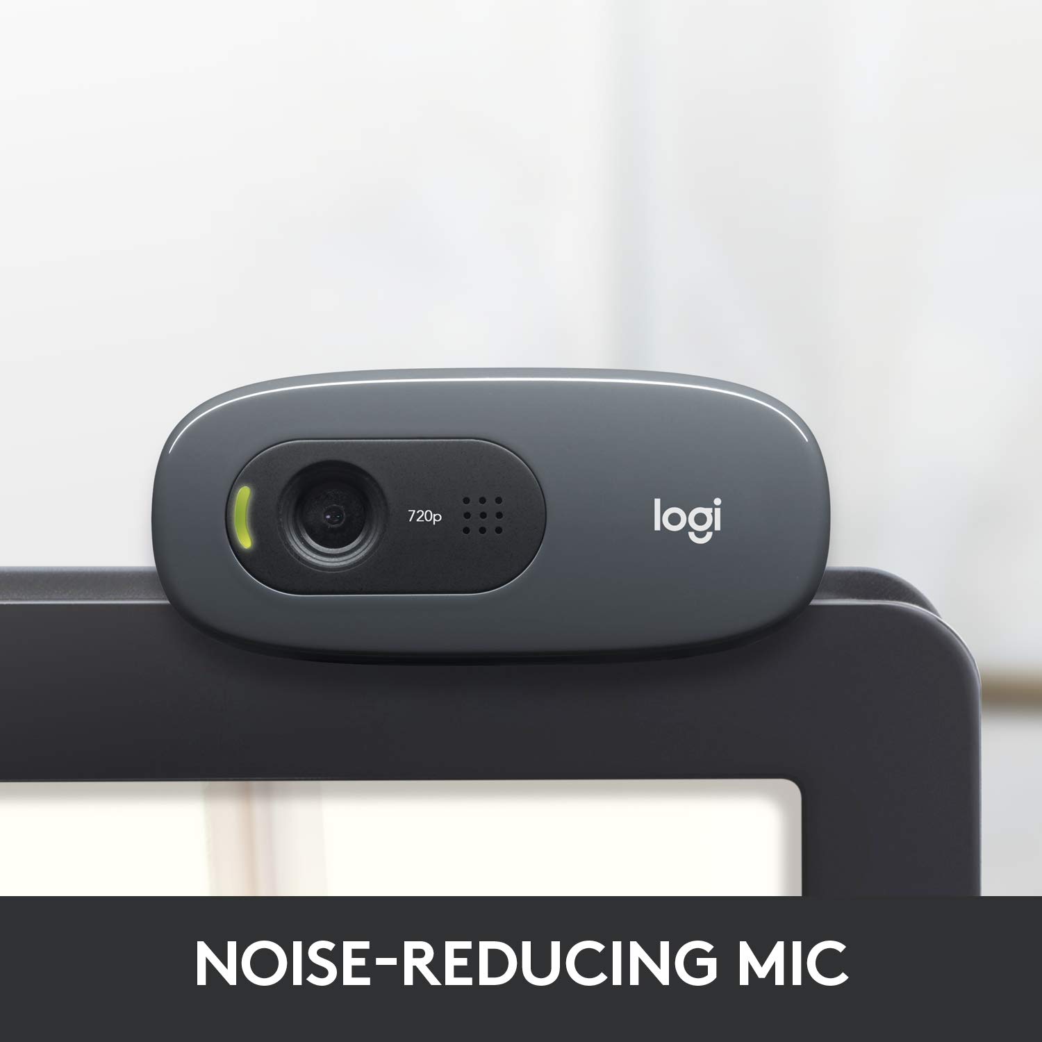 Webcam Logitech C270 720p HD - Góc cam 55 độ, micro giảm ồn, tự động chỉnh sáng cho Video Call, chụp ảnh 3MB, phù hợp PC/ Laptop - Hàng chính hãng