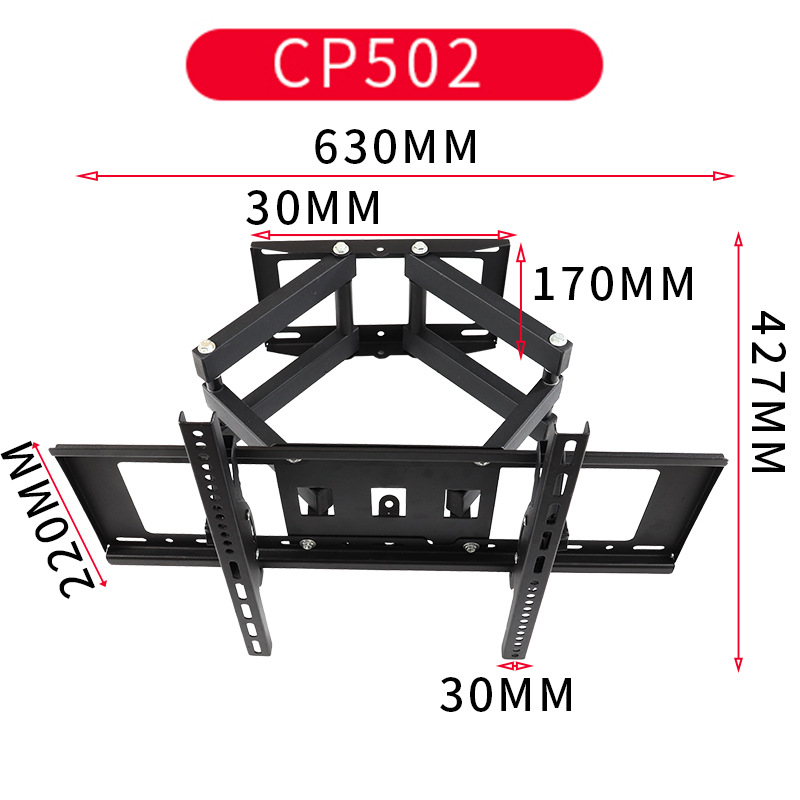 Giá Treo Tivi Xoay Đa Hướng CP502 từ 42 đến 80 inch Gắn Tường Chịu Lực Tốt -Dùng Cho Gia Đình -Studio - Hàng nhập khẩu