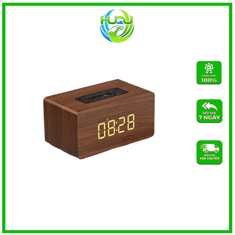 Loa Bluetooth Không Dây Cao Cấp Huqu HQ-W5 Hỗ Trợ Cổng AUX Thẻ Nhớ , Nghe FM - Hàng Chính Hãng