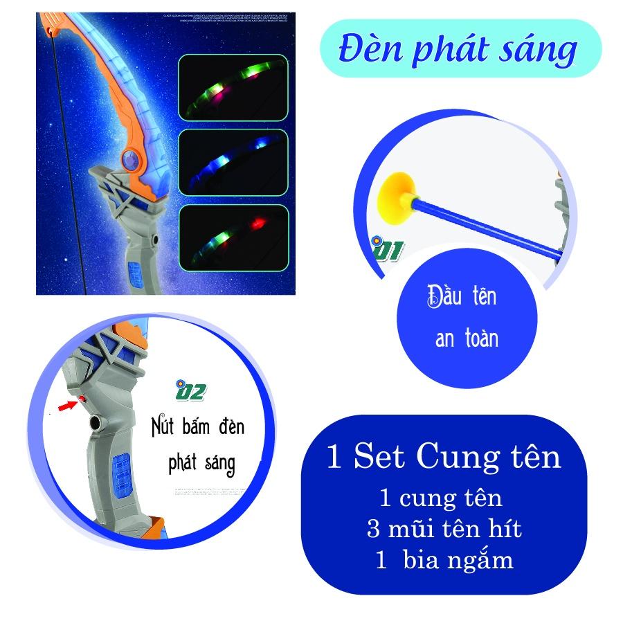 Đồ chơi cho bé nhựa có bia bắn và đèn phát sáng đồ chơi cho bé trai hàng đẹp có sẵn