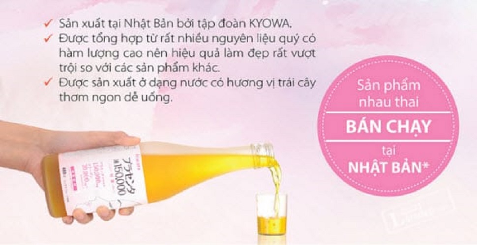 Nước Uống Đẹp Da Fracora Placenta 150000mg Collagen 30000mg Từ Nhật Bản (480ml)