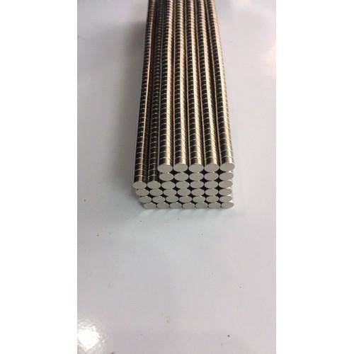 50 Viên Nam châm trắng đất hiếm 4x2mm