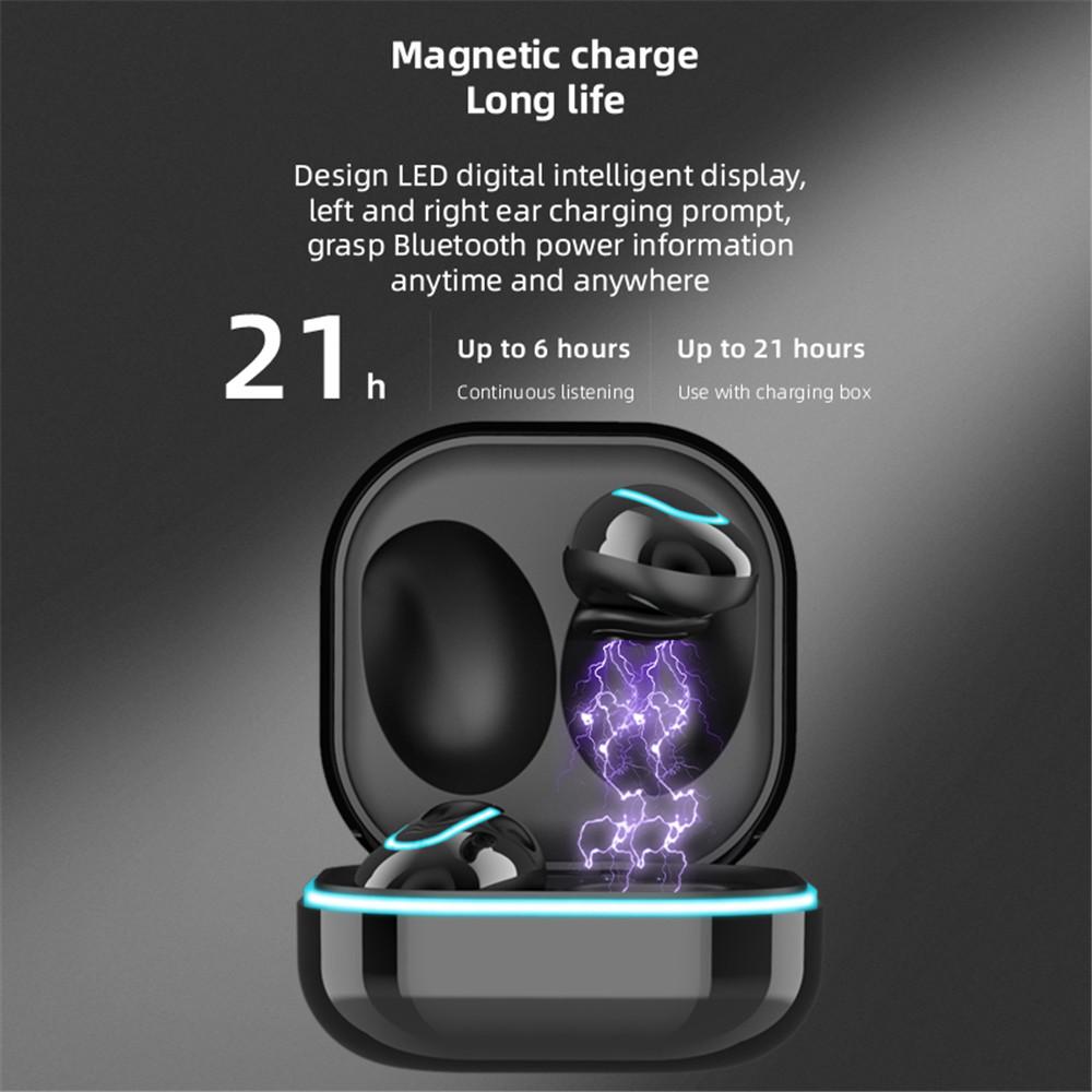 CINCATDY Tai Nghe Gaming True Wireless Earbuds Headphone Bluetooth V5.0 Phiên Bản Nâng Cấp Headset Dock Sạc có Led Báo Pin Kép S6 SE