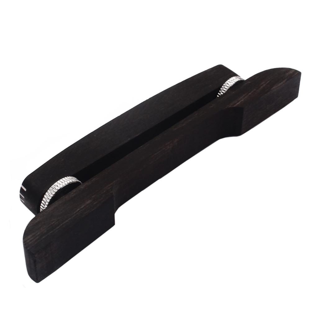 Sunnimix Nhạc Cụ Acoustic Accs Gỗ Mun Cầu 6 Đồng Chấm Bi Cho Hofner Guitar Nhạc Cụ Phần