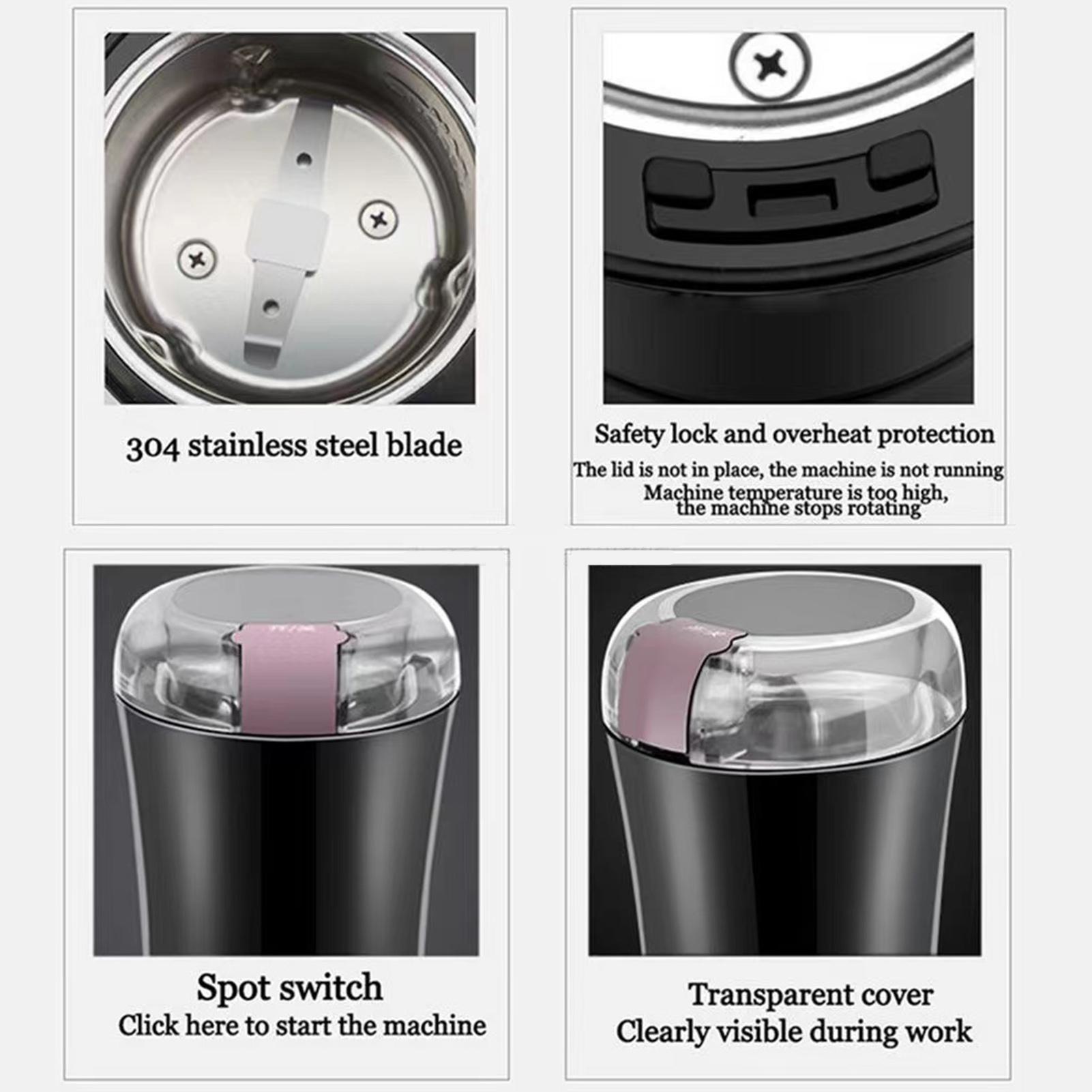 Máy xay thảo dược, gia vị, hạt cà phê bằng thép không gỉ