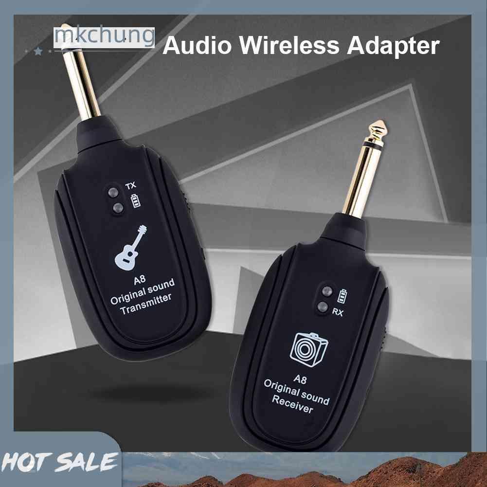 Thiết Bị Nhận Tín Hiệu Âm Thanh Không Dây A8 UHF Cho Đàn Guitar Điện