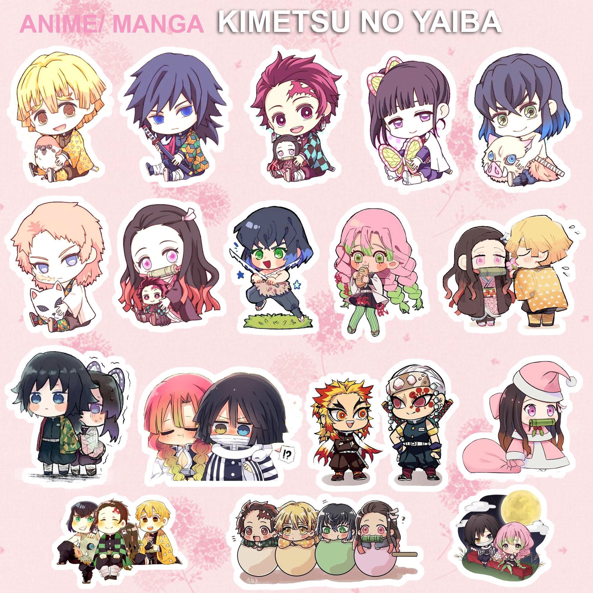 60 ảnh sticker Kimetsu no Yaiba