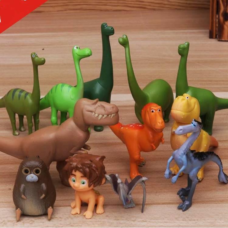 Mô Hình 12 Nhân Vật Trong Phim The Good Dinosaur ( Chú Khủng Long Tốt Bụng)