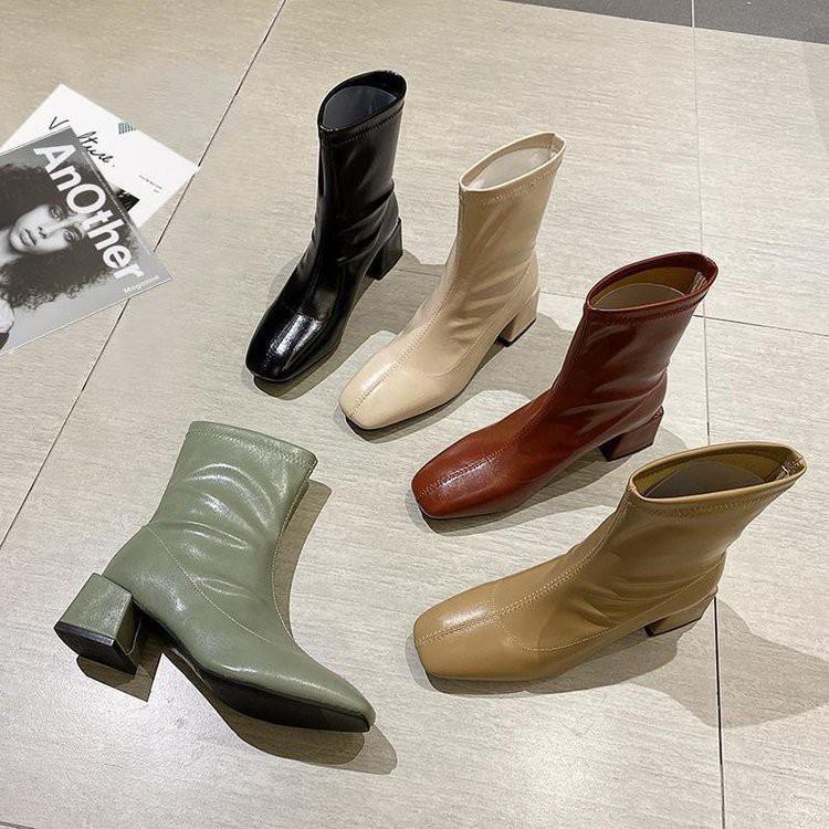Giày Bốt  Giày cao cổ Martin boots thời trang phong cách hàn quốc đơn giản