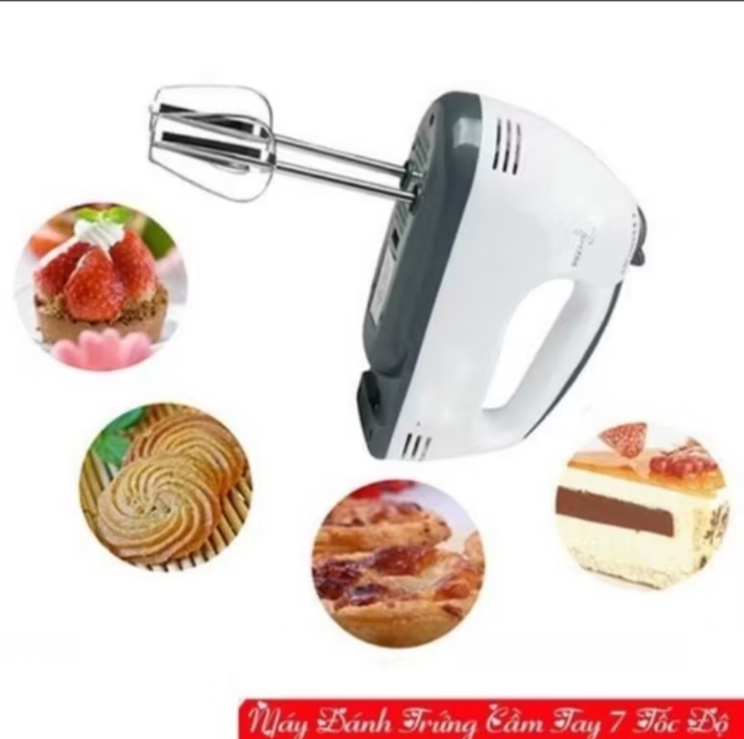 MÁY ĐÁNH TRỨNG TRỘN BỘT 7 CẤP ĐỘ SIÊU MẠNH THUẬN TIỆN CHO MỌI GIA ĐÌNH