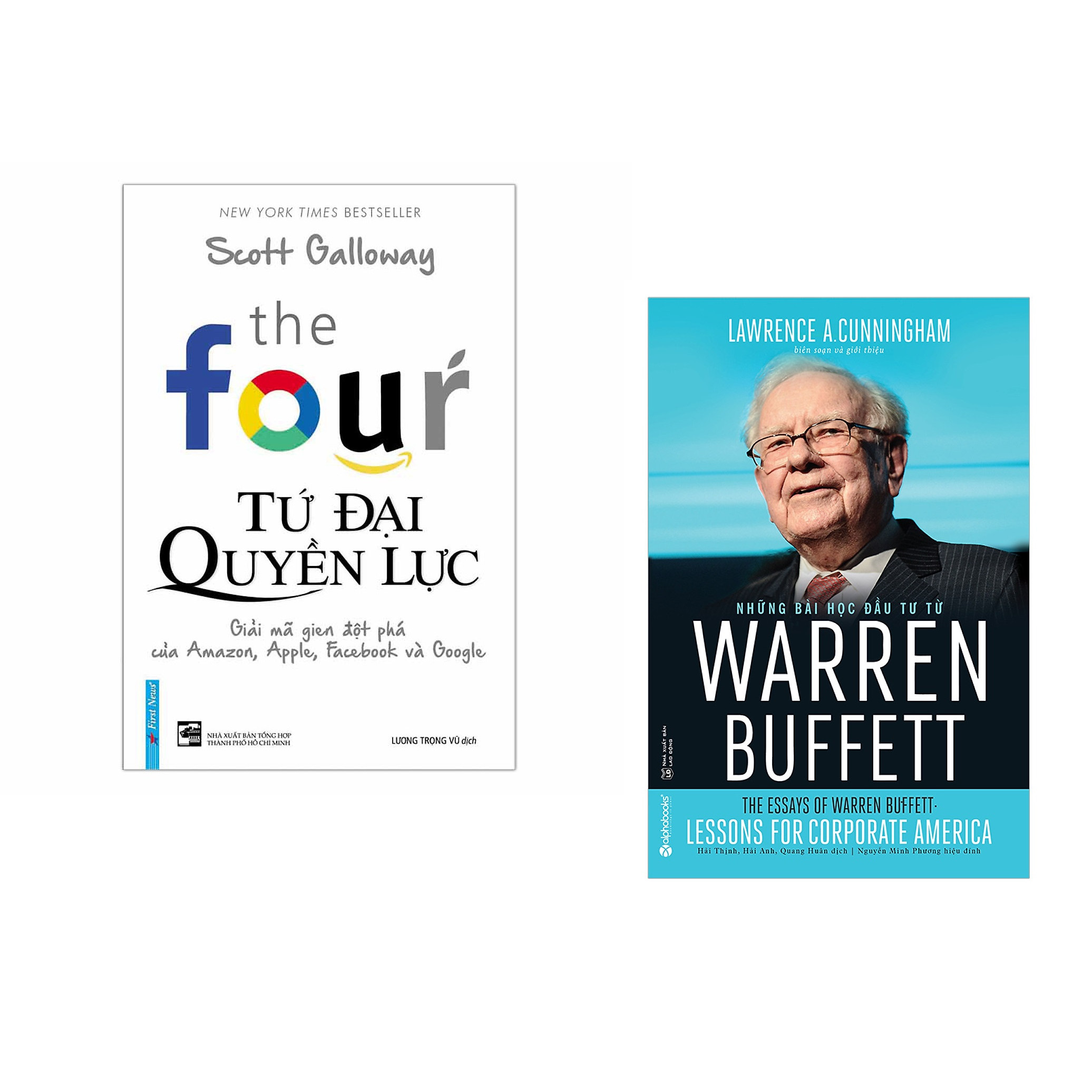 Combo 2 cuốn sách: The Four - Tứ Đại Quyền Lực + Những Bài Học Đầu Tư Từ Warren Buffett