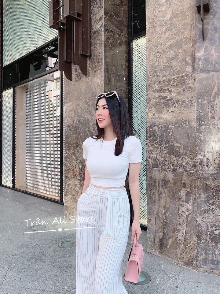 áo thun nữ ,áo phông nữ croptop nữ vải zip cotton nhiều màu siêu co dãn