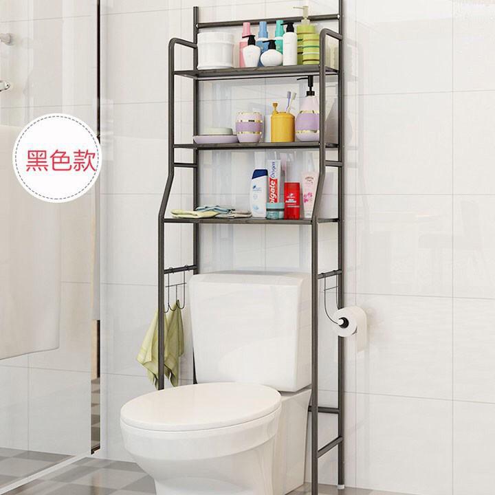 Kệ để đồ, Gía Để Đồ sau toilet , nhà tắm 3 tầng đa năng, tiết kiệm không gian