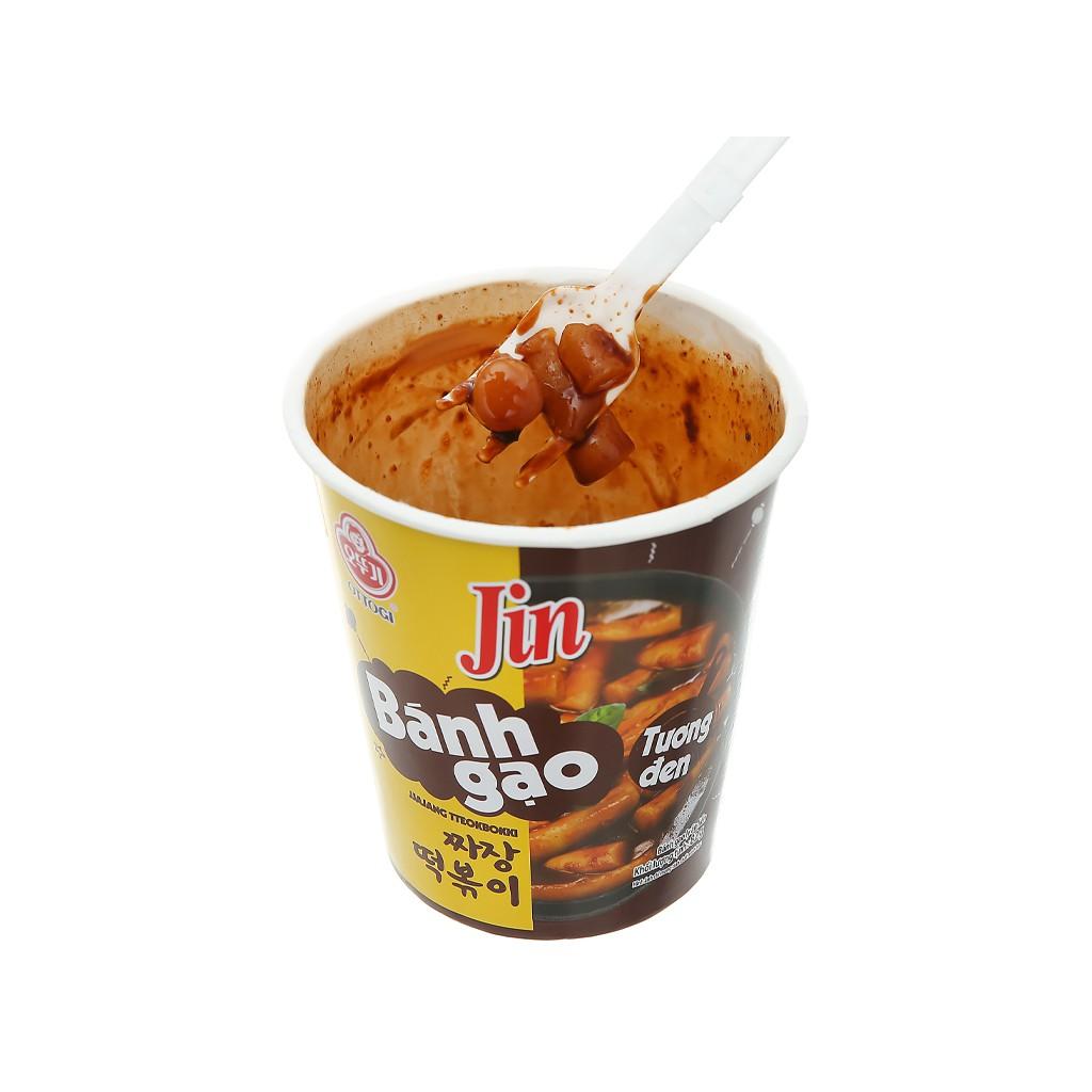 Bánh gạo tokbokki Ottogi Jin vị tương đen ly 82g