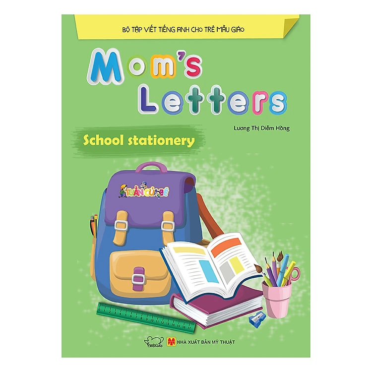 Bộ Tập Viết Tiếng Anh Cho Bé 2-6 Tuổi - Combo 8 cuốn Mom's letters