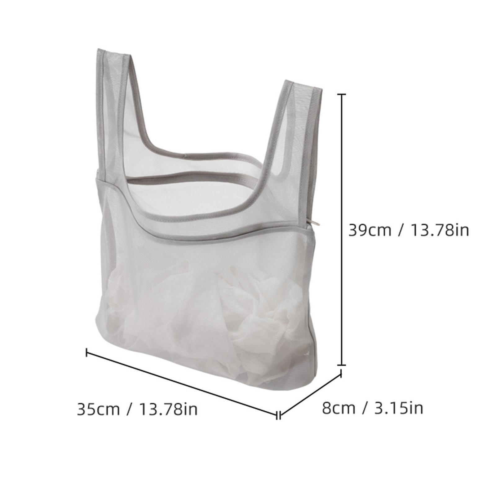 Net Laundry Bag Washing Bag Apartment Dorm Reusable Durable Bra Socks Underwear Organizer Travel Storage for Dress Dirty Clothes Blouse Garment