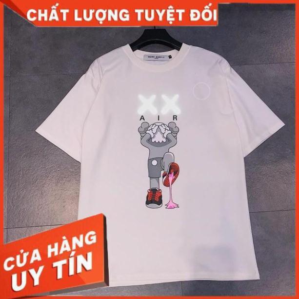 Áo Thun Tay Lỡ ️ in hình Kaws Singum phản quang Unisex