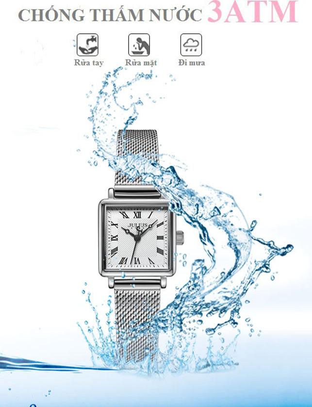 Đồng Hồ Nữ Julius Star Hàn Quốc JS-031 Dây Thép