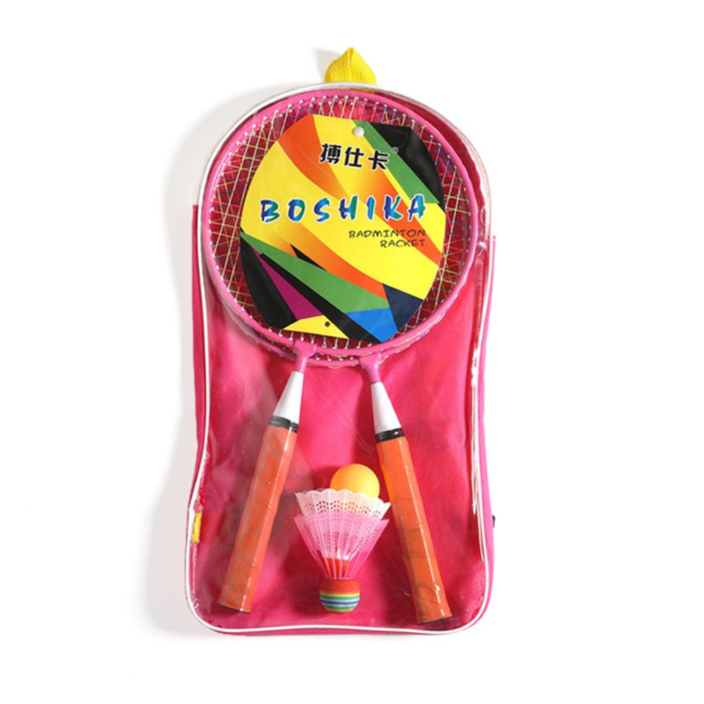 Bộ vợt cầu lông cho trẻ em kèm 2 cầu 1 bòng được làm bằng Nylon, hợp kim
