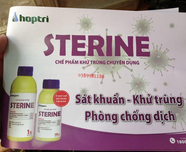 Chế phẩm khử trùng sterine 500ml